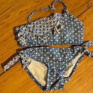 Tommy Bahama size 10 two piece swimsuit halter